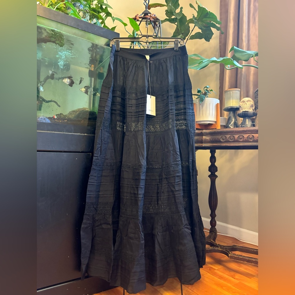 Spell Teodora Maxi Skirt BNWT